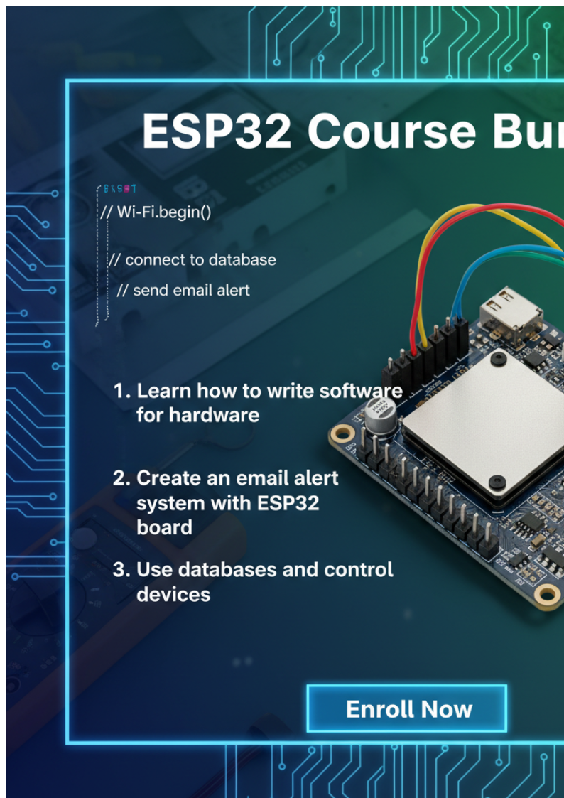 ESP32 Microcontroller Board Mastery Bundle